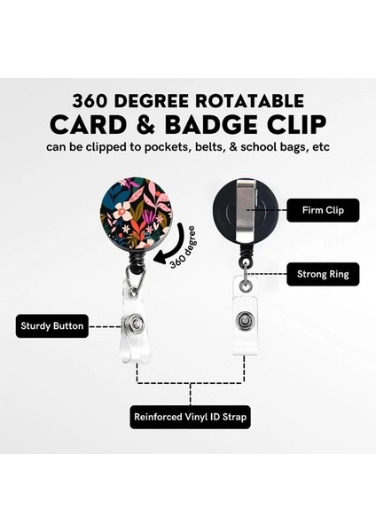 19 1 Takım Çiçekler Kadın Çalışma Kartı Tutucu Adı Kimlik Kartı Kapağı Plastik Iş Kimlik Rozeti Kimlik Kartı Çantaları Iş Çantası ile Kordon (Yurt Dışından) indirimleri