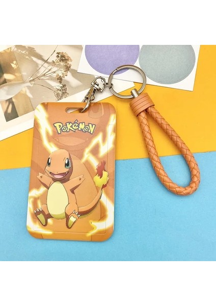 Spok-D 1 Takım Anime Kart Kılıfları Kart Kordon Anahtar Kordon Cosplay Rozeti Kimlik Kartları Sahipleri Boyun Askıları (Yurt Dışından)