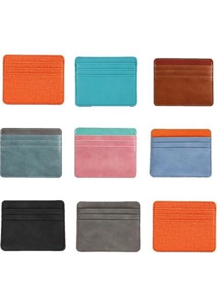13 Ince Kartvizitlik Ince Kart Çantası Unisex Banka Kredi Kartı Kimlik Kartları Bozuk Para Kesesi Kılıf Çanta Cüzdan Organizatör Kadın Erkek Cüzdan (Yurt Dışından) fırsatları