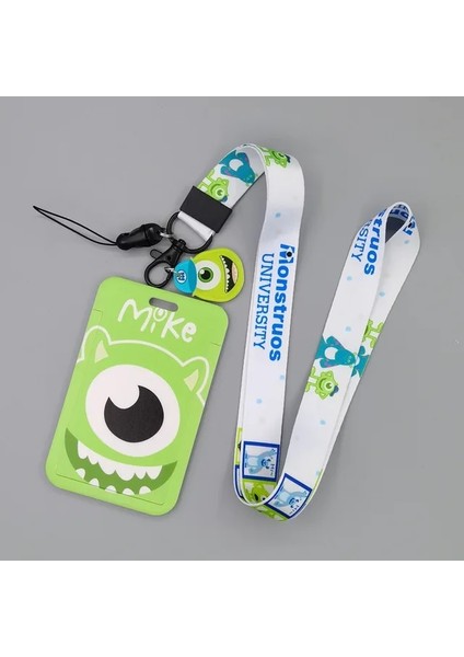 St-27 1 Takım Animedisney Dikiş Pvc Kart Kılıfları Kart Kordon Anahtar Kordon Cosplay Rozeti Kimlik Kartları Tutucu (Yurt Dışından)