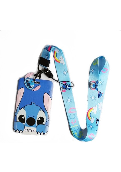 St-27 1 Takım Animedisney Dikiş Pvc Kart Kılıfları Kart Kordon Anahtar Kordon Cosplay Rozeti Kimlik Kartları Tutucu (Yurt Dışından) fırsatları