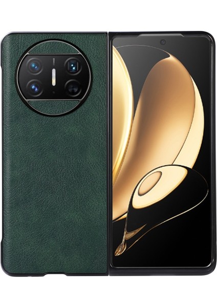 Huawei Mate X3 Için Litchi Doku Pu Kılıf (Yurt Dışından)