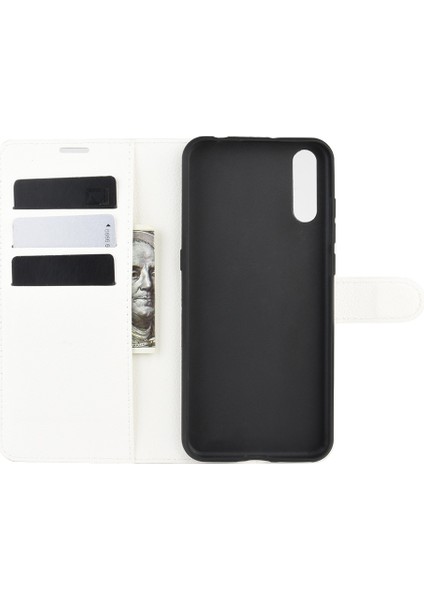 Wiko View 4/4 Lite Için Litchi Doku Çevirme Koruyucu Kılıf Wiko View 4/4 Lite Için (Yurt Dışından) fiyatları