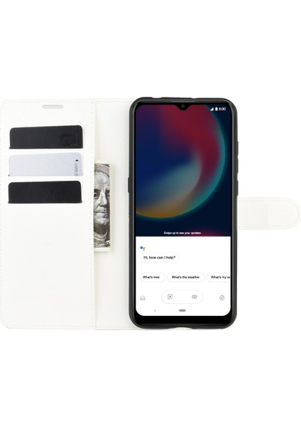 Wiko View 4/4 Lite Için Litchi Doku Çevirme Koruyucu Kılıf Wiko View 4/4 Lite Için (Yurt Dışından) modelleri