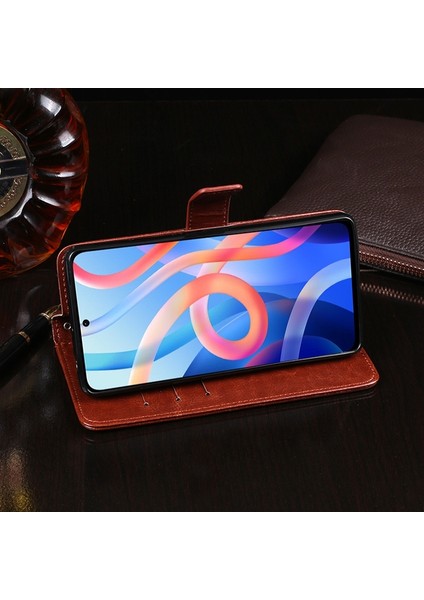 Xiaomi Redmi Note 11 Pro Için Idewei Crazy Horse Pu Kılıf (Yurt Dışından) indirimleri