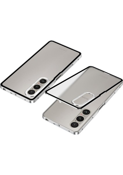 Sony Xperia 1 Vı Için Snap Buckle Metal Çerçeve Kılıf (Yurt Dışından)