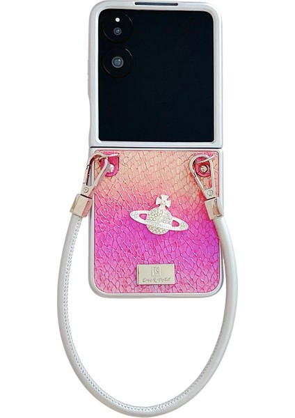 Honor Magic V Flip Için Kirin Desenli Telefon Kılıfı (Yurt Dışından)