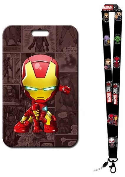 Auburn Diy Dönemi Karikatür Öğrenci Yemek Kartı Kimlik Kartı Geçiş Asmak Aksesuarları Tutucu Anahtarlık Kordon Filmi Geçiş Kartı Tutucu Anahtar Kayışı Kayışı (Yurt Dışından)