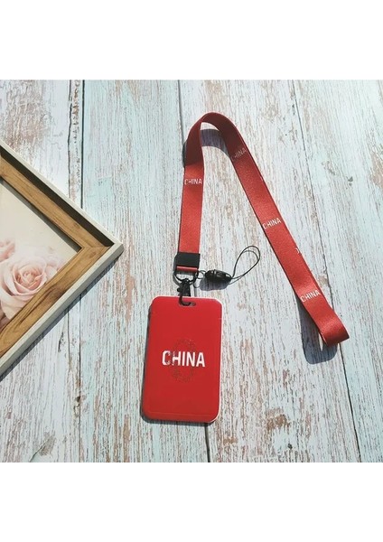 Stil 7 Kart Tutucu Boyun Askısı Kordon Rozet Tutucu Çalışma Kimlik Kartı Otobüs Kimlik Sahipleri Taşınabilir Anahtarlık Anahtarlık Kart Sahibinin (Yurt Dışından)