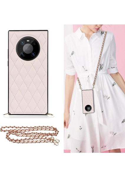 Huawei Mate 40 Pro Için Mikrofiber Deri +Tpu Kılıf (Yurt Dışından)