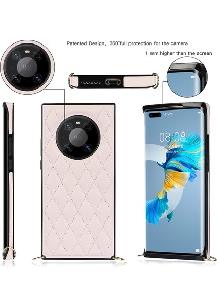 Huawei Mate 40 Pro Için Mikrofiber Deri +Tpu Kılıf (Yurt Dışından) modelleri