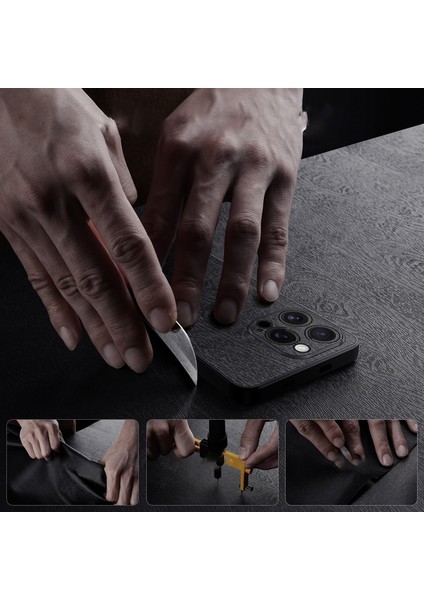 iPhone 16 Pro Max Için Ağaç Kabuğu Darbeye Dayanıklı Telefon Kılıfı (Yurt Dışından) fırsatları