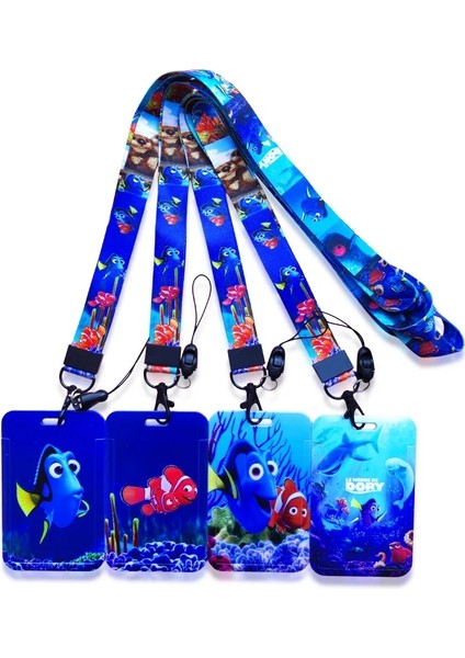 Resim Olarak Disney Dory Marlin Nemo Kart Tutucu Kordon Çocuk Kimlik Kartı Sahipleri Anime Kartvizit Kutusu Palyaço Balığı Boyun Askısı Geri Çekilebilir Klip (Yurt Dışından) fiyatları