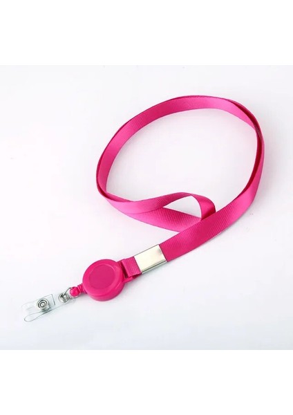 Gül Çalışma Rozet Ipi Kimlik Kartı Sahipleri Iş Kredi Kartı Tutucu Boyun Askısı Ipi Geri Çekilebilir Rozet Makara Kart Kılıfı (Yurt Dışından)