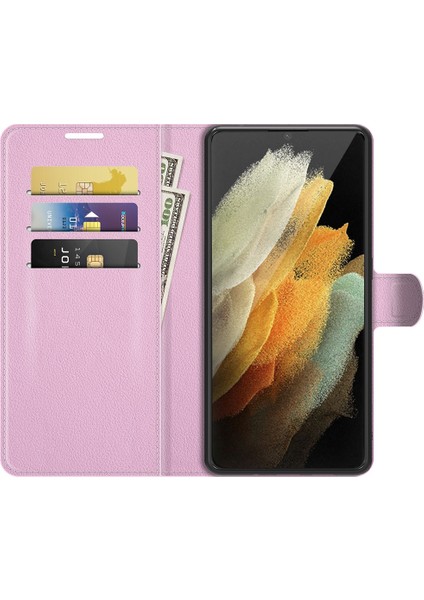 Samsung Galaxy S22 Ultra 5g Litchi Texture Flip Pu Kılıf Için (Yurt Dışından) modelleri