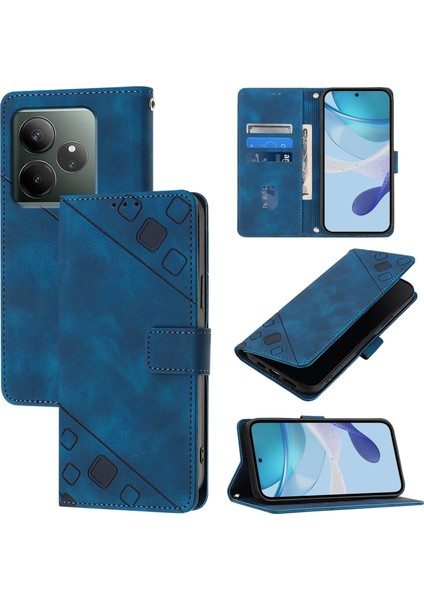 Realme Gt 6 5g Global Için Deri Pu Kılıf (Yurt Dışından)