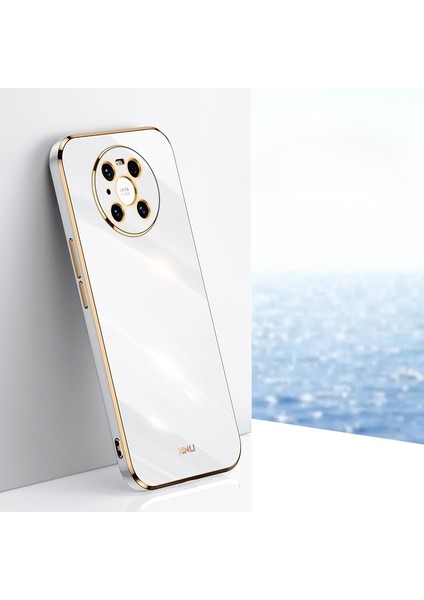 Huawei Mate 40 Pro Için 6d Kaplama Altın Kenar Tpu Kılıf (Yurt Dışından)