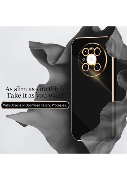 Huawei Mate 40 Pro Için 6d Kaplama Altın Kenar Tpu Kılıf (Yurt Dışından) fırsatları