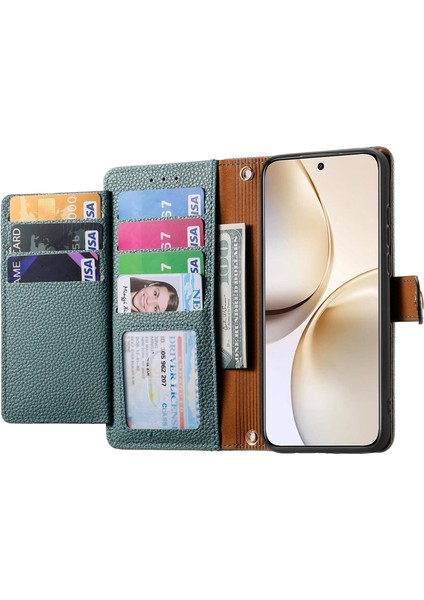 Realme 14 Pro+ Için Aşk Fermuarlı Kordon Deri Telefon Kılıfı (Yurt Dışından) modelleri