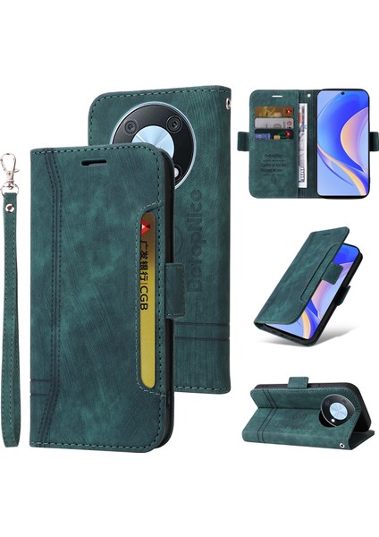 Huawei Nova Y90 / Enjoy 50 Pro Için Tokalı Pu Kılıf (Yurt Dışından)