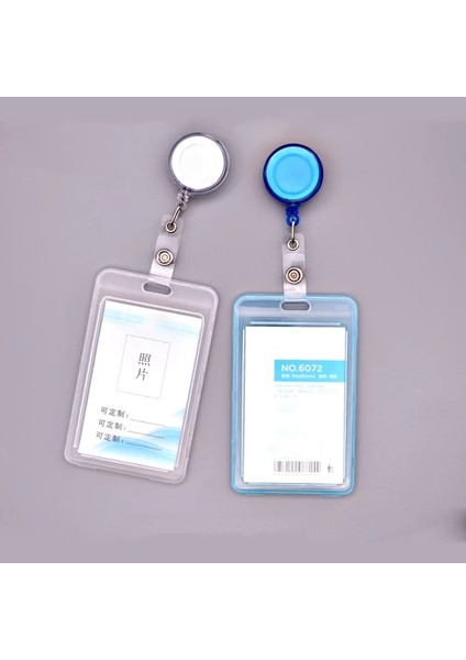 Mavi Kadın Erkek Kart Kılıfı Plastik Şeffaf Iş Bankası Çalışma Kimliği Öğrenci Otobüsü Kredi Kartları Öğrenciler Için Tutucu Kılıfı Koruyun (Yurt Dışından) indirimleri