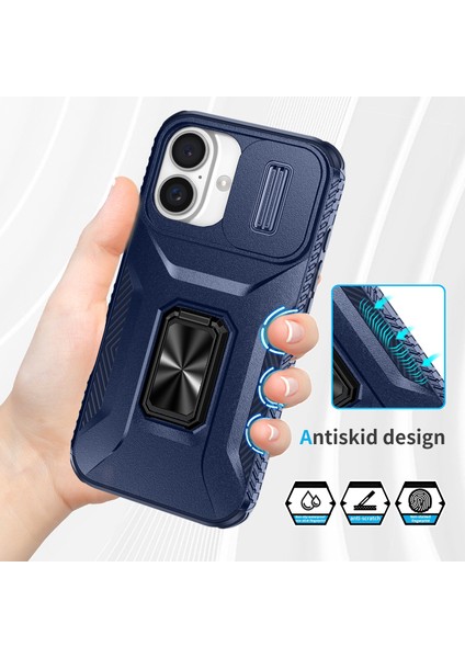 iPhone 16 Için Sürgülü Camshid Tutucu Telefon Kılıfı (Yurt Dışından) indirimleri