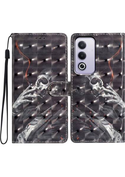 Oppo A3 Pro Için 3D Desenli Pu Telefon Kılıfı (Yurt Dışından)