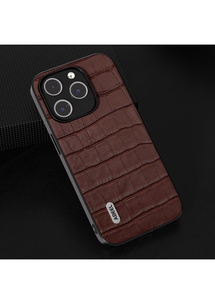 iPhone 14 Plus Için Abe Timsah Dokulu Kılıf (Yurt Dışından) modelleri