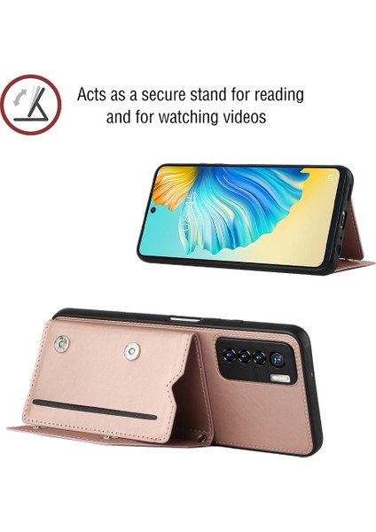 Tecno Camon 17 Pro Için Pu + Tpu + Pc Kılıfı (Yurt Dışından) fırsatları
