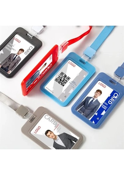 Pvc No.30 1 Adet Çift Taraflı Şeffaf Kimlik Kartı Tutucu Su Geçirmez Yaka Kartı Tutucu Yatay Kimlik Kartı Tutucu (Yurt Dışından) fiyatları