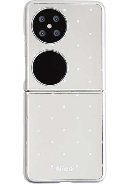 Huawei Pocket 2 Için Ayna Puantiyeli Pc Kılıfı (Yurt Dışından)