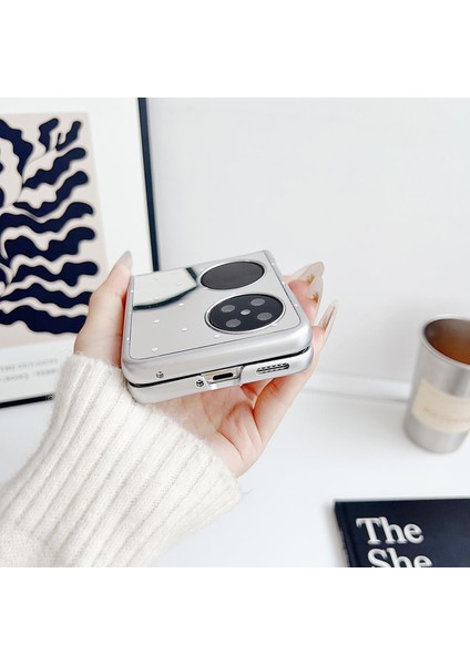 Huawei Pocket 2 Için Ayna Puantiyeli Pc Kılıfı (Yurt Dışından) modelleri