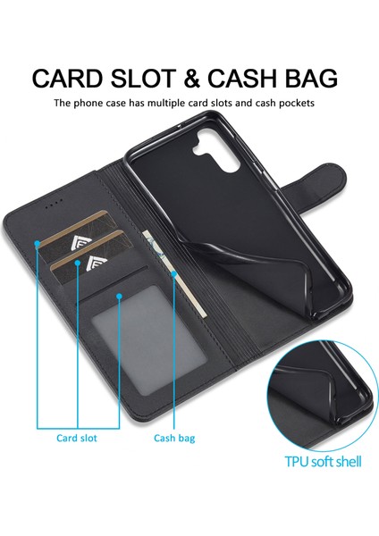 Samsung Galaxy S24 Fe 5g Için Buzağı Dokulu Deri Kılıf (Yurt Dışından) modelleri