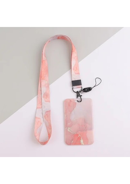 Pembe Moda Çalışma Kartı Tutucu Kimlik Adı Etiketi Öğrenciler Kızlar Otobüs Geçiş Erişim Kartı Kapak Kılıf Rozet Tutucu Banka Kimlik Sahipleri (Yurt Dışından)