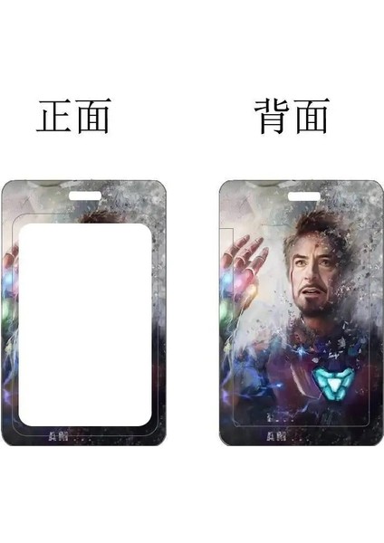 Stil 10 Marvel Klasik Film Iron Man Pvc Kart Tutucu Süper Kahramanlar Baskı Koruyucu Kılıf Anti-Kayıp Kordon Kimlik Kartı Asılı Boyun Çanta Hediye (Yurt Dışından) fırsatları