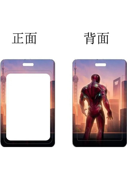 Stil 10 Marvel Klasik Film Iron Man Pvc Kart Tutucu Süper Kahramanlar Baskı Koruyucu Kılıf Anti-Kayıp Kordon Kimlik Kartı Asılı Boyun Çanta Hediye (Yurt Dışından) indirimleri