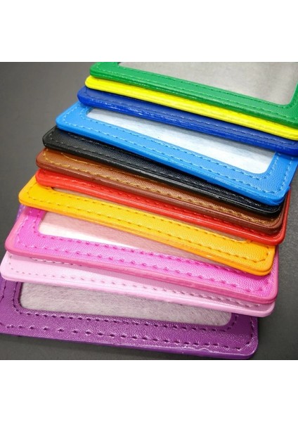 1 Adet Renk Rastgele 1 Adet Öğrenci Otobüsü Kimlik Kimlik Rozeti Boyun Askısı ile Unisex Çalışma Kartı Sahipleri Kadın Erkek Pu Banka Kartı Adı Kredi Kartı Sahipleri Çanta (Yurt Dışından) indirimleri