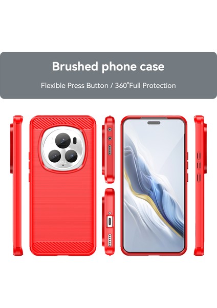 Honor Magic 6 Pro Için Fırçalanmış Dokulu Tpu Kılıf (Yurt Dışından) modelleri