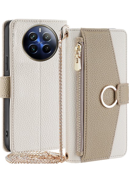 Realme 12 Pro 5g Için Crossbody Pu Kılıf (Yurt Dışından)