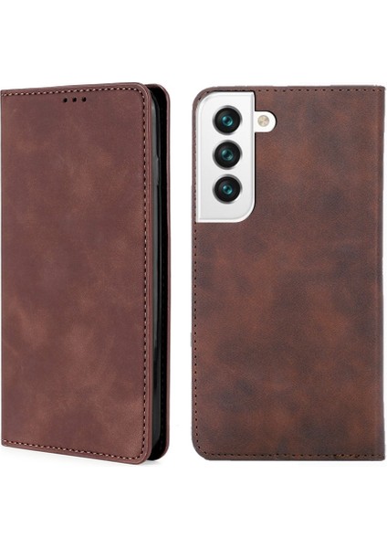 Samaung Galaxy S22+ 5g Için Skin Fe Manyetik Pu Kılıf (Yurt Dışından)