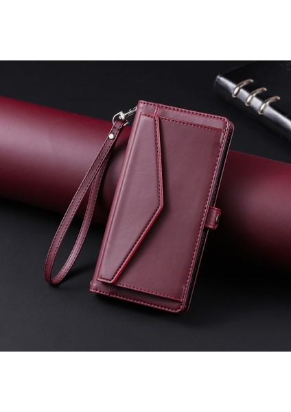 Oppo RENO12 5g Global Için Cüzdan Çoklu Kart Yuvası Pu Kılıf (Yurt Dışından) fiyatları