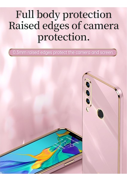Huawei P30 Lite Için 6d Kaplama Altın Kenar Tpu Kılıf (Yurt Dışından) fırsatları