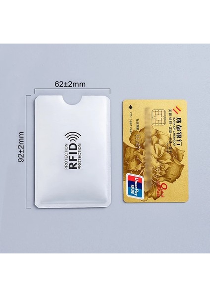 5 Adet Renk-Gümüş Anti Rfid Cüzdan Engelleme Okuyucu Kilidi Banka Kartı Tutucu Kimlik Banka Kartı Durumda Koruma Metal Kredi Kartı Tutucu Alüminyum 6*9.3cm (Yurt Dışından) fiyatları