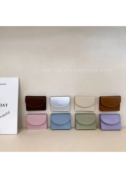 A3 Sınır Ötesi Popüler Dopamin Renk Düzeni Kore Kart Çantası Cüzdan Katı Basit Kart Çantası Çok Fonksiyonlu Büyük Kapasiteli Cüzdan (Yurt Dışından) fırsatları