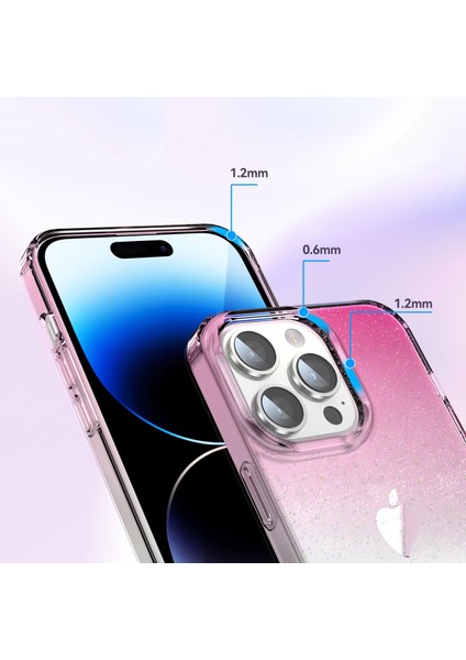 iPhone 14 Pro Için Yıldız Degrade Telefon Kılıfı (Yurt Dışından) fırsatları