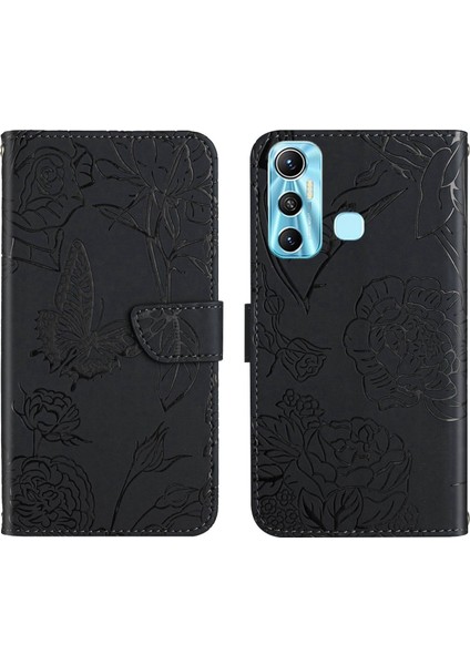 Infinix Hot 11 Için HT03 Deri Kılıf (Yurt Dışından)