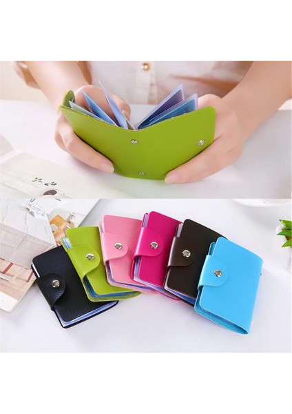 Stil 2 Kırmızı Pvc Kart Tutucu Iş Bankası Kartı Cebi Büyük Kapasiteli 24 Bit Kredi Kartı Nakit Depolama Klip Organizatör Vaka Kimlik Tutucu Kese (Yurt Dışından) indirimleri