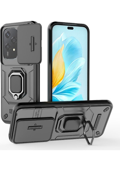 Honor 200 Lite Global Için Tpu+Pc Kayar Kılıf (Yurt Dışından)