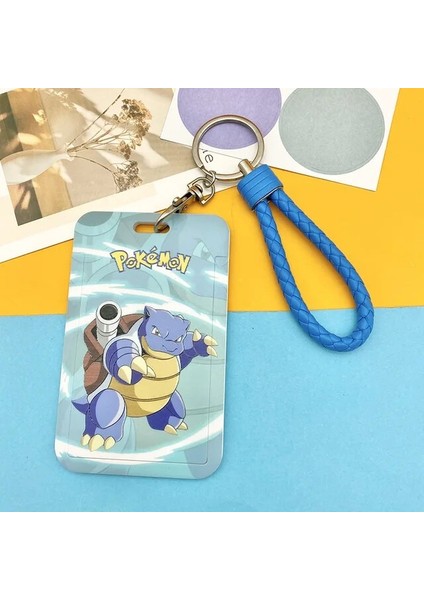 Spok-G 1 Takım Anime Kart Kılıfları Kart Kordon Anahtar Kordon Cosplay Rozeti Kimlik Kartları Sahipleri Boyun Askıları (Yurt Dışından)