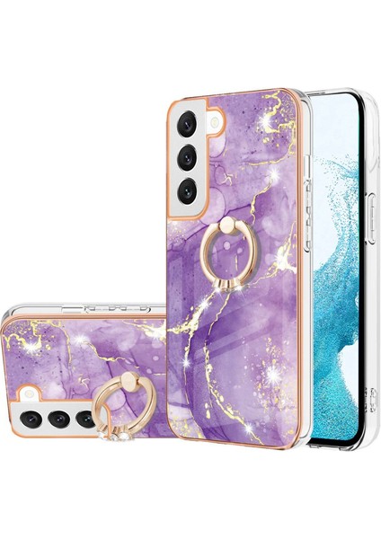 Samsung Galaxy S22+ Için Mermer Imd Tpu Kılıf (Yurt Dışından)